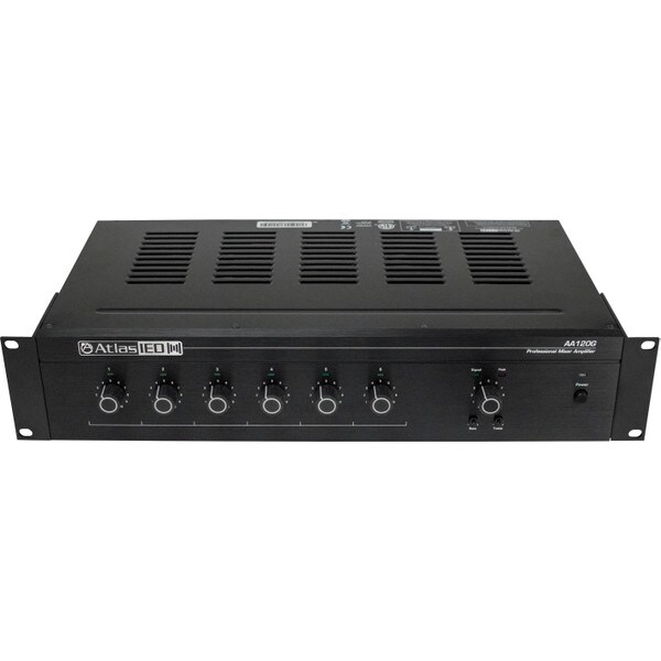 Main product image for AtlasIED AA120G 120W 6 Input Commercial Mixer-Amplifier242-912